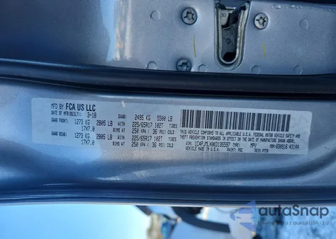 2019 Jeep Cherokee Latitude Plus from USA, damaged, VIN 1C4PJMLX0KD135597